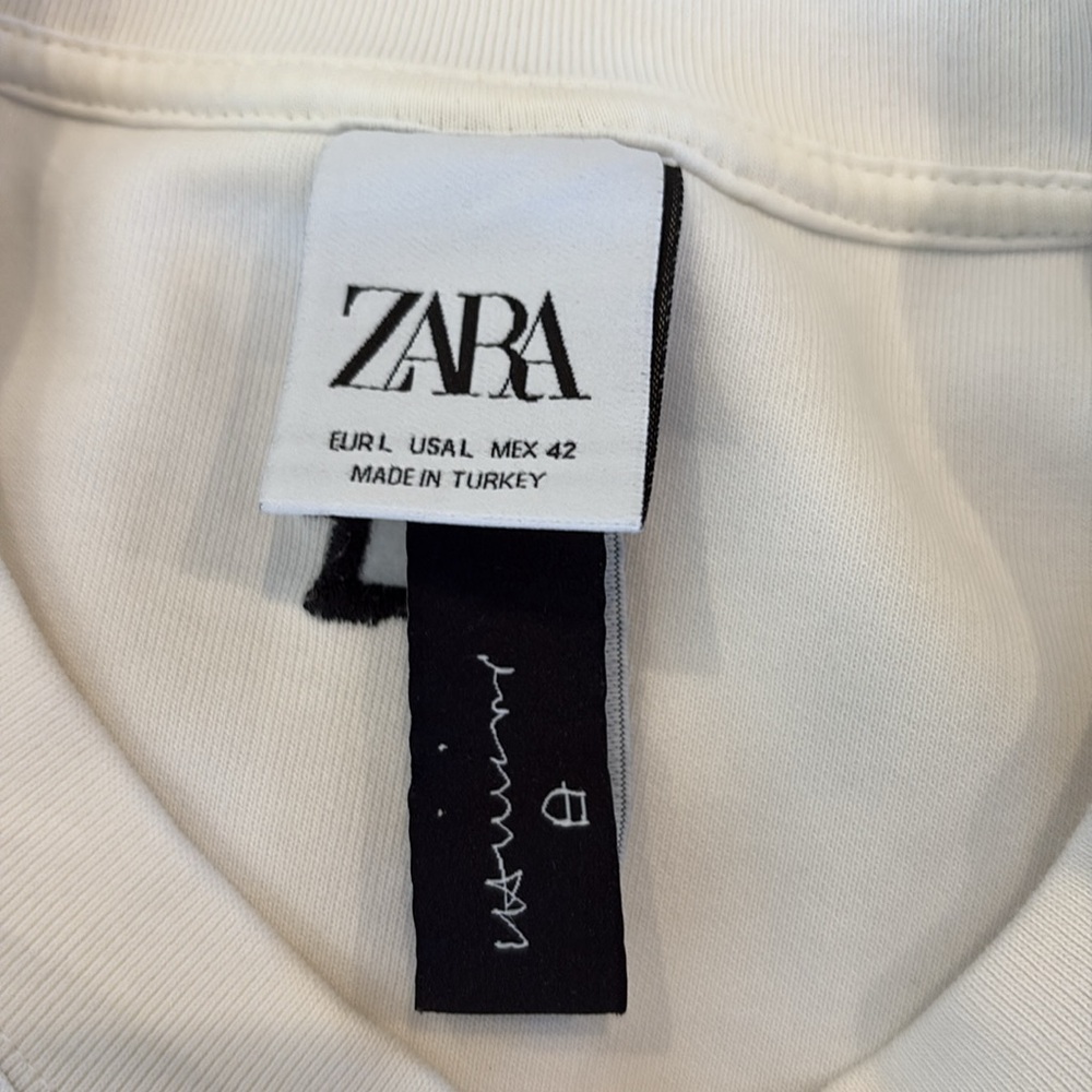 Zara Man Off White Sweatshirt - Picture 11 of 11